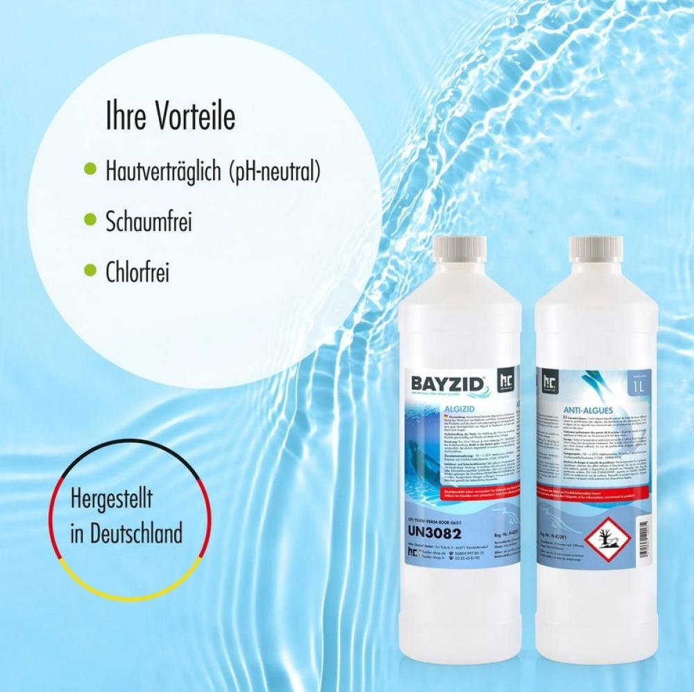 5 L BAYZID® Algizid Algenverhütung für Pools